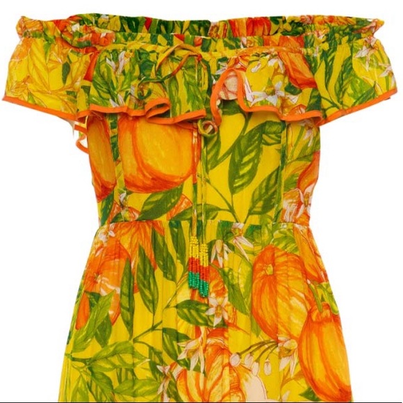 NWT Farm Rio Tangerines Dress - Picture 7 of 14